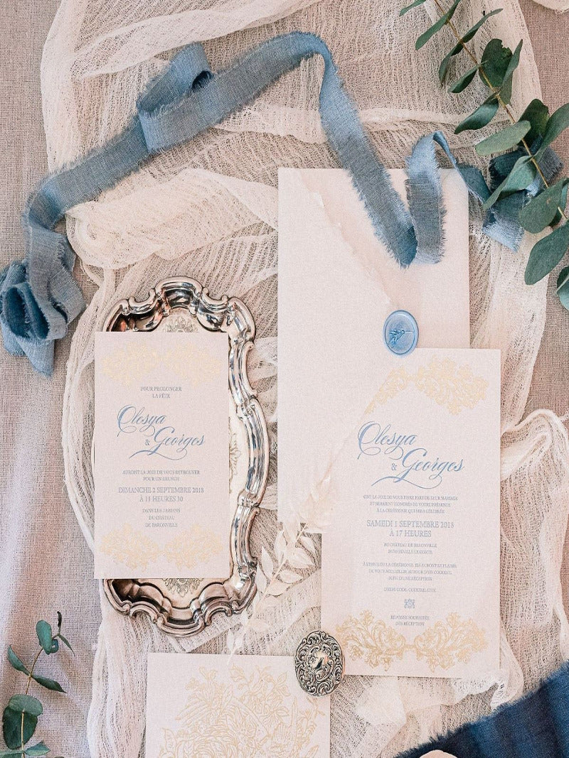 Rose Quartz Cheesecloth Table Runner