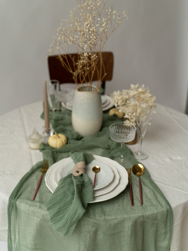 Khaki Cheesecloth Wedding and Party Napkins